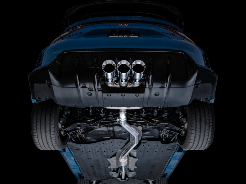 AWE Tuning 2023 Honda Civic Type R FL5 Touring Edition Exhaust w/ Triple Chrome Silver Tips - Striker Modified