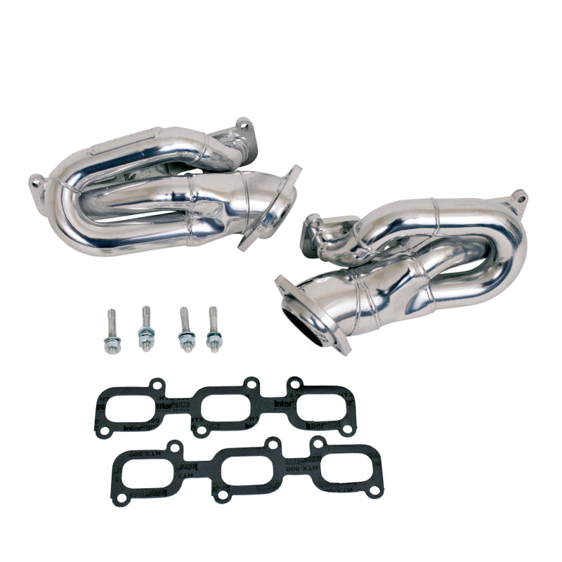 BBK 11-15 Mustang 3.7 V6 Shorty Tuned Length Exhaust Headers - 1-5/8 Silver Ceramic - Striker Modified