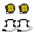 Baja Designs 2019+ Ram 2500/3500 Big Horn Sports Fog Pocket Kit W/C - Amber - Striker Modified