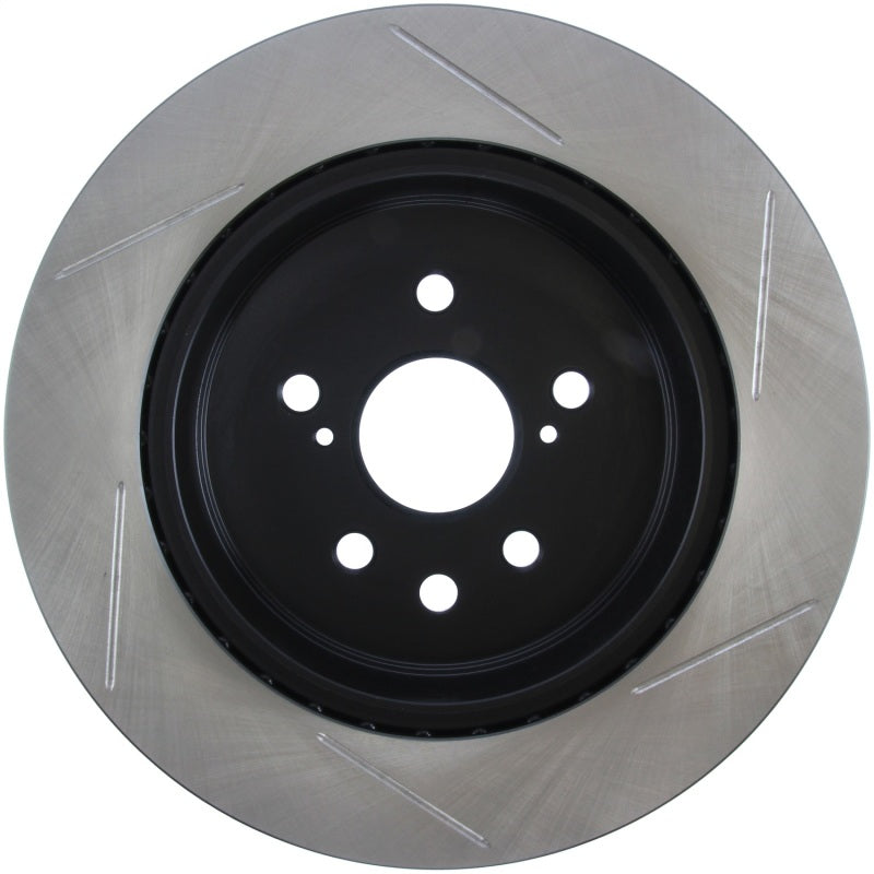 StopTech 13-14 Lexus GS300/350/400/430 Slotted Sport Rear Right Brake Rotor - Striker Modified