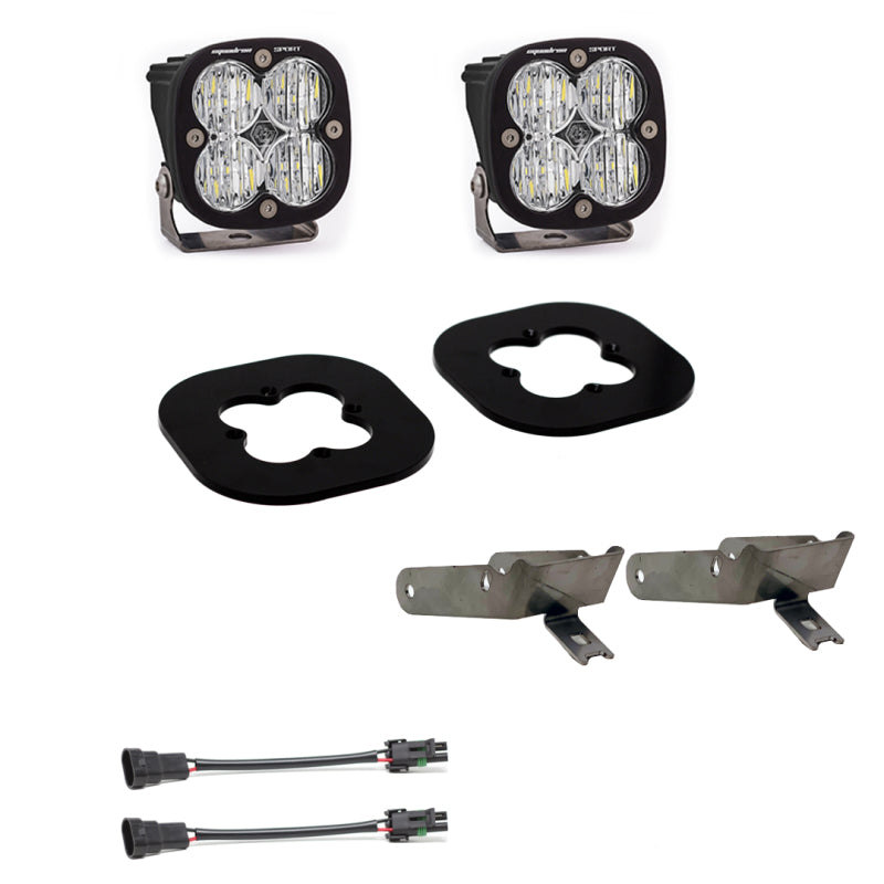 Baja Designs 11-16 Ford Super Duty Fog Squadron Pro Fog Pocket Kit - Striker Modified