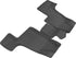 3D MAXpider 20132018 Mercedes-Benz GLS-Class/GL-Class X166 Kagu 3rd Row Floormats - Black - Striker Modified