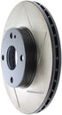 StopTech Power Slot 94-97/99-05 Mazda Miata (01-05 Normal Suspension Only) SportStop Slotted Front - Striker Modified