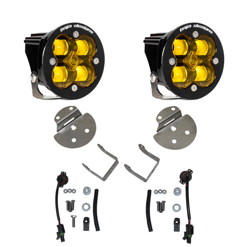 Baja Designs 15-19 Canyon/Colorado Fog Light & Fog Pocket Kit - Amber - Striker Modified