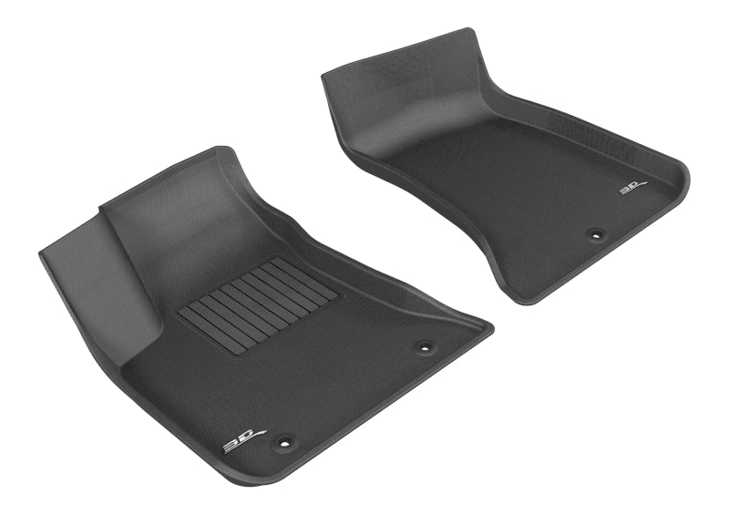 3D MAXpider 2011-2020 Dodge/Chrysler Charger Rwd/300/300C Rwd Kagu 1st Row Floormat - Black - Striker Modified