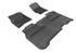 3D MAXpider 2014-2019 Chevrolet Silverado Crew Cab Kagu 1st & 2nd Row Floormats - Black - Striker Modified
