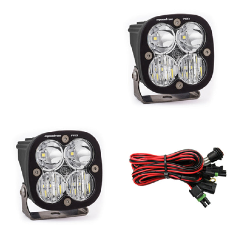 Baja Designs Squadron Pro Series Driving Combo Pattern Pair LED Light Pods - Striker Modified