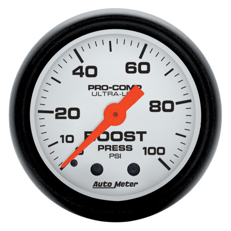 Autometer Phantom 2 1/16in 100psi Mechanical Boost Gauge - Striker Modified