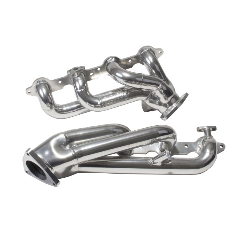 BBK 99-04 GM Truck SUV 4.8 5.3 Shorty Tuned Length Exhaust Headers - 1-3/4 Silver Ceramic - Striker Modified