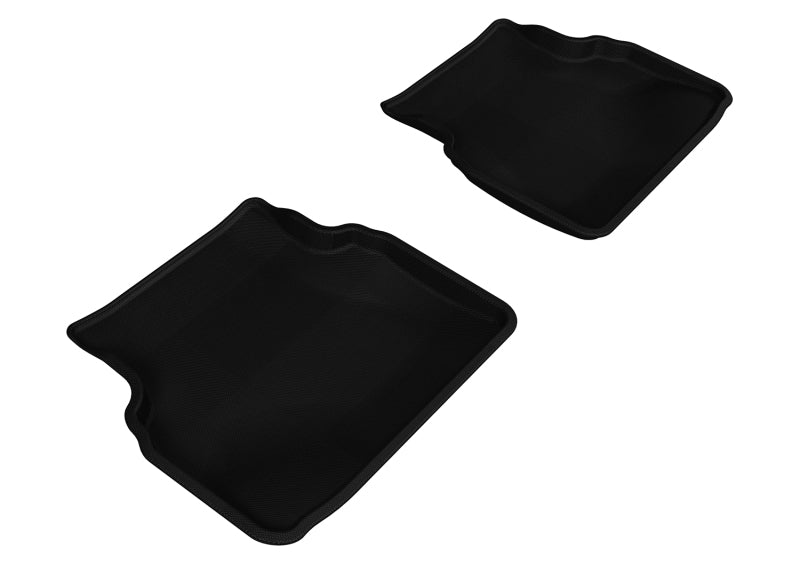 3D MAXpider 2002-2007 Subaru Impreza Kagu 2nd Row Floormats - Black - Striker Modified