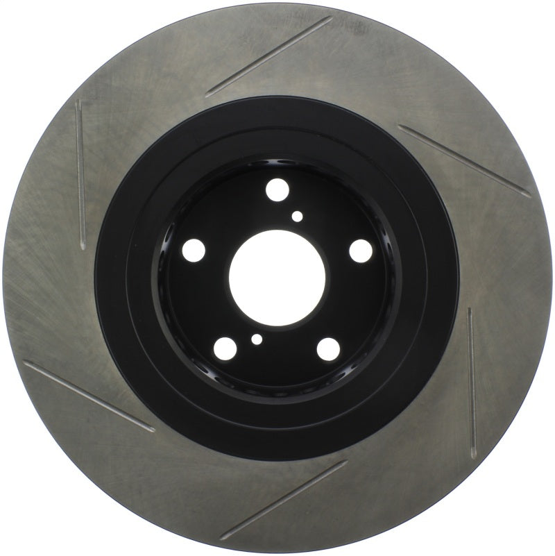 StopTech Power Slot 06 Lexus GS430 / 07-08 Lexus GS350/GS450H / 06-10 IS350 Slotted Left Front Roto - Striker Modified
