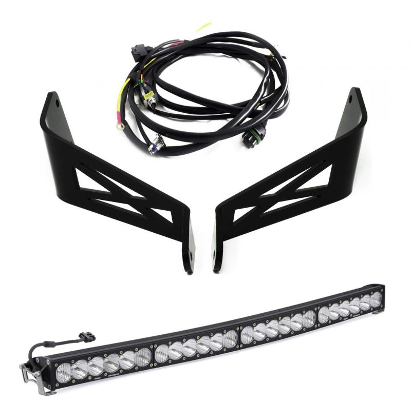 Baja Designs OnX6 Can-Am Maverick X3 Rock Crawler 40in Roof Mount Kit - Striker Modified