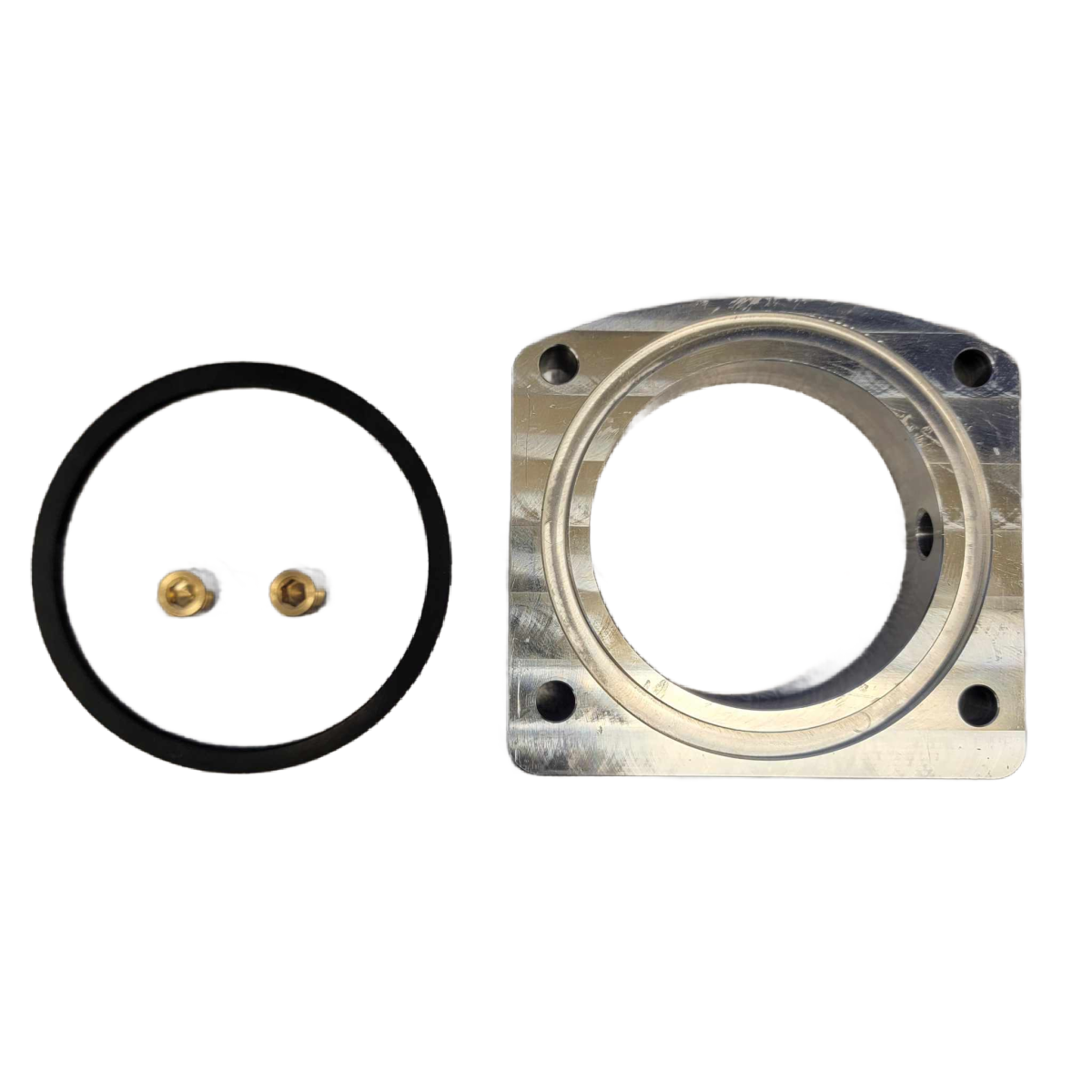 AMR LTG 2.0 Turbo Throttle Body Spacer (2 port for Meth / Nitrous / Boost Reference) - Striker Modified
