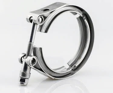 3.000" V-Band Clamp - Standard T-Bolt - (For 3.570" OD Flanges) - 304 Stainless - Striker Modified