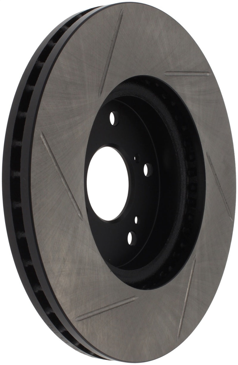 StopTech Power Slot Slotted 99-08 Acura TL (STD Caliper) / 01-03 CL / 04-09 TSX Front Left Rotor - Striker Modified