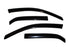 AVS 02-06 Mitsubishi Lancer Ventvisor Outside Mount Window Deflectors 4pc - Smoke - Striker Modified