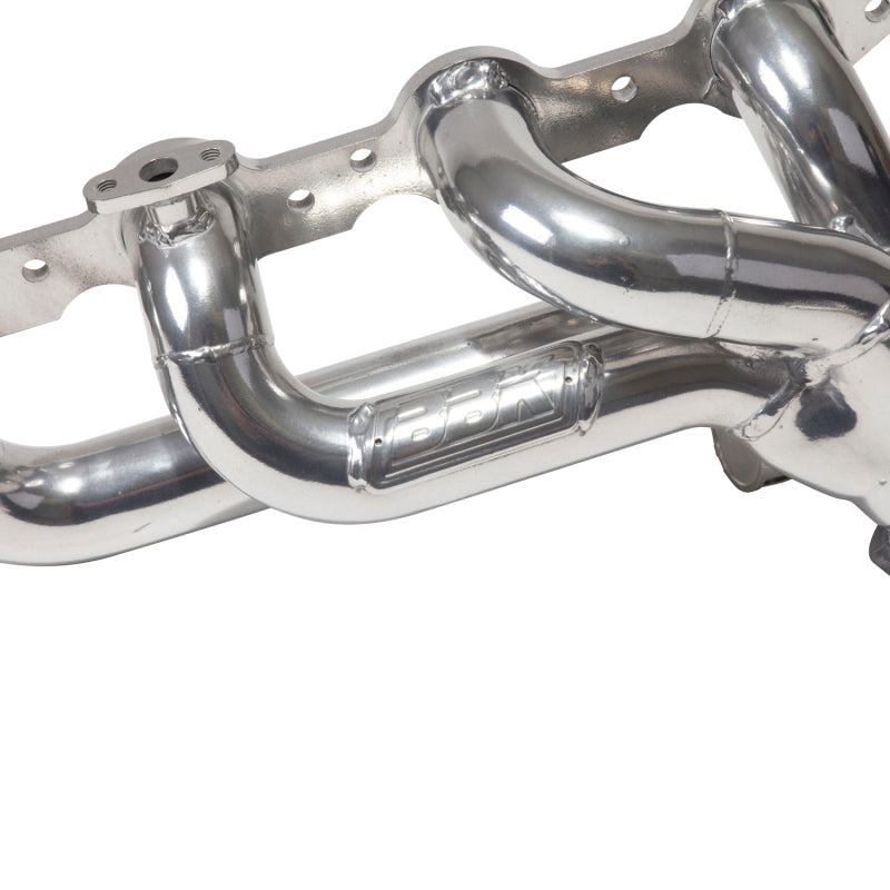 BBK 99-04 GM Truck SUV 4.8 5.3 Shorty Tuned Length Exhaust Headers - 1-3/4 Silver Ceramic - Striker Modified