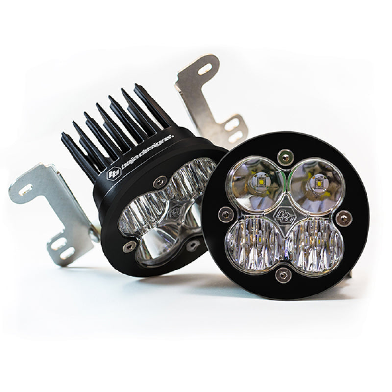 Baja Designs Jeep JK Squadron R Pro Fog Lights Pocket Kit - Striker Modified