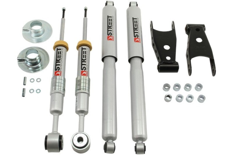 Belltech 09-13 Ford F150 (All Cabs) 4WD LOWERING KIT WITH SP SHOCKS (3in Rear Drop) - Striker Modified