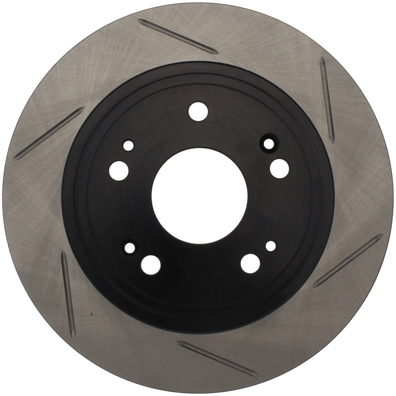 StopTech Power Slot 09-10 Acura TSX / 08-10 Honda Accord Rear Right Slotted Rotor - Striker Modified
