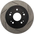 StopTech Power Slot 09-10 Acura TSX / 08-10 Honda Accord Rear Right Slotted Rotor - Striker Modified