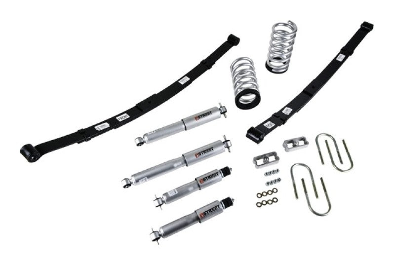 Belltech LOWERING KIT 82-93 S10 2inch-3inch/4inch SP SHOCKS - Striker Modified