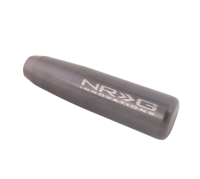 NRG Universal Short Shifter Knob - 5in. Length / Heavy Weight 1.27Lbs. - Black Chrome - Striker Modified