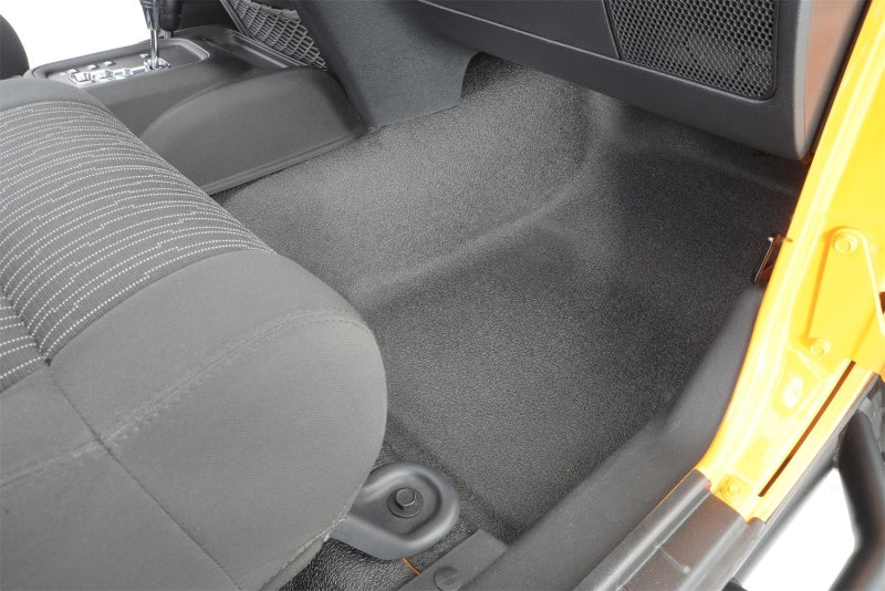 BedRug 07-16 Jeep JK Unlimited 4Dr Front 4pc BedTred Floor Kit (Incl Heat Shields) - Striker Modified
