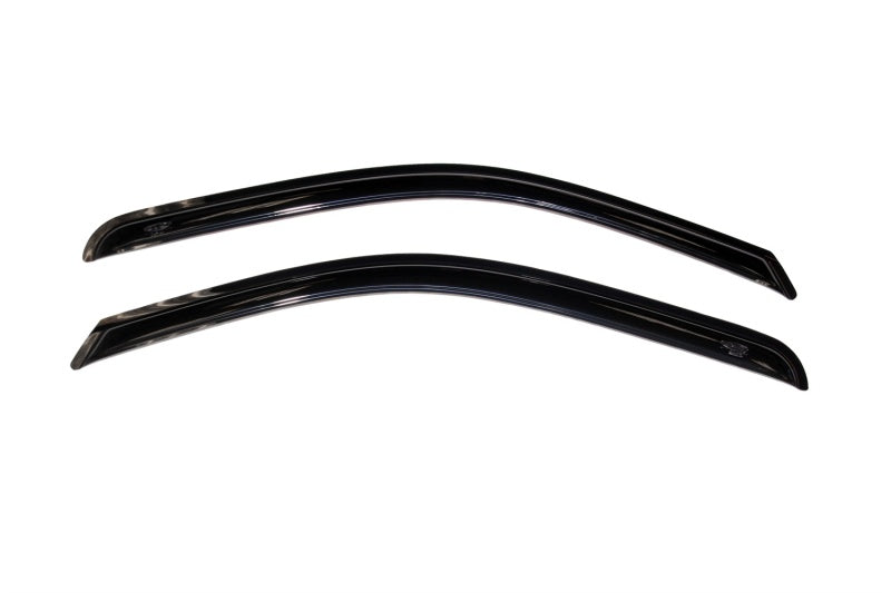 AVS 09-18 Dodge RAM 1500 Standard Cab Ventvisor Outside Mount Window Deflectors 2pc - Smoke - Striker Modified