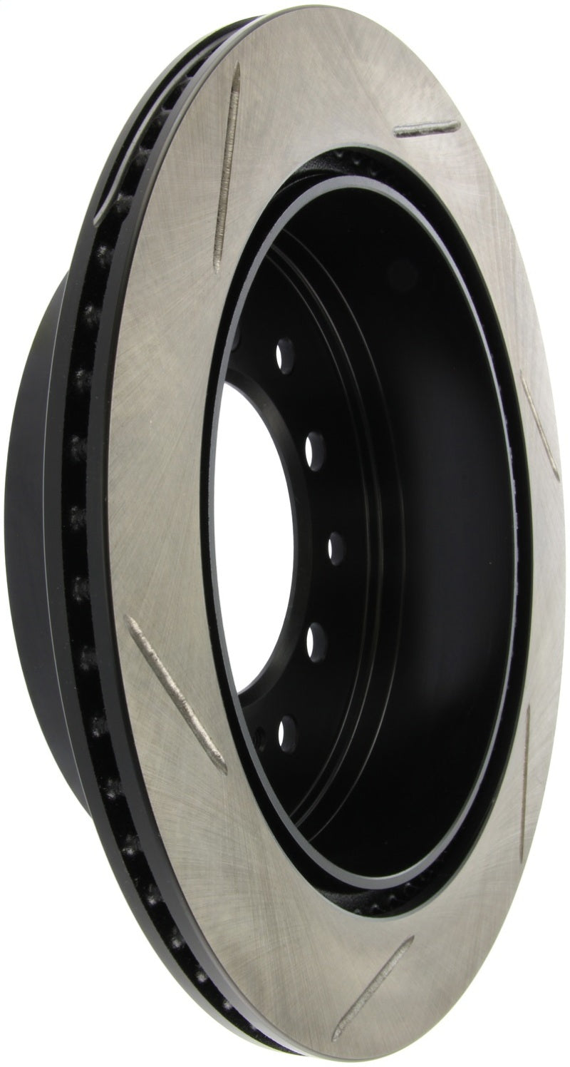 StopTech Power Slot 01-07 Toyota Sequoia/03-09 4 Runner / 03-09 Lexus GX470 Slotted Left Rear Rotor - Striker Modified