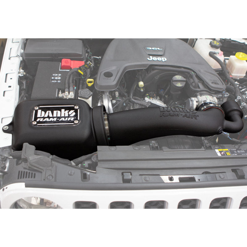 Banks Power 18-20 Jeep 3.6L Wrangler (JL) Ram-Air Intake System - Dry Filter - Striker Modified