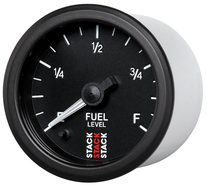 Autometer Stack Instruments 52mm 0-280 Ohm Programmable Pro Stepper Motor Fuel Level Gauge - Black - Striker Modified