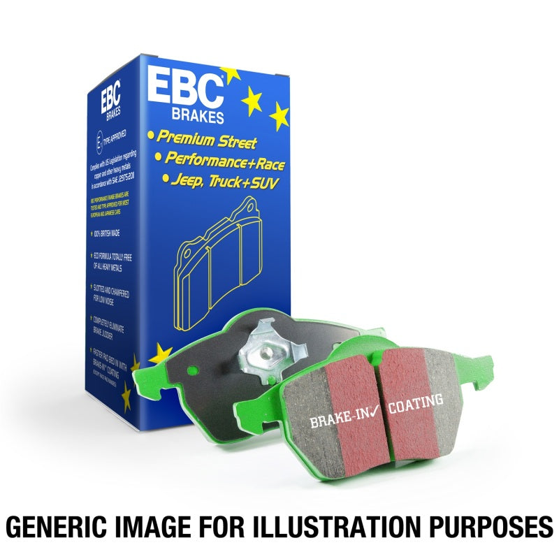 EBC 02 Chevrolet Avalanche 8.1 (2500) Greenstuff Front Brake Pads - Striker Modified