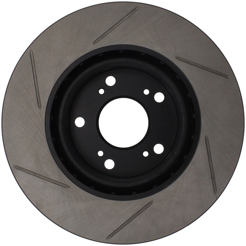 StopTech Power Slot Slotted 06-08 Honda Civic Si Front Left Rotor - Striker Modified
