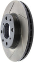StopTech Power Slot 93-00 Honda Civic DX w/ Rr Drum Brakes Front Right Rotor - Striker Modified
