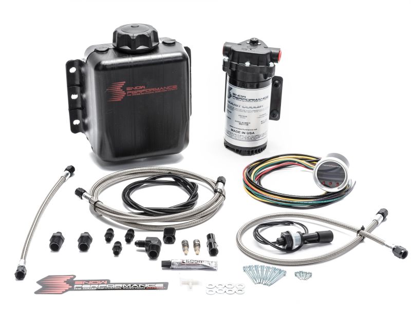Snow Performance Stg 2 Boost Cooler F/I Prog. Water Injection Kit (SS Braided Line 4AN Fittings) - Striker Modified