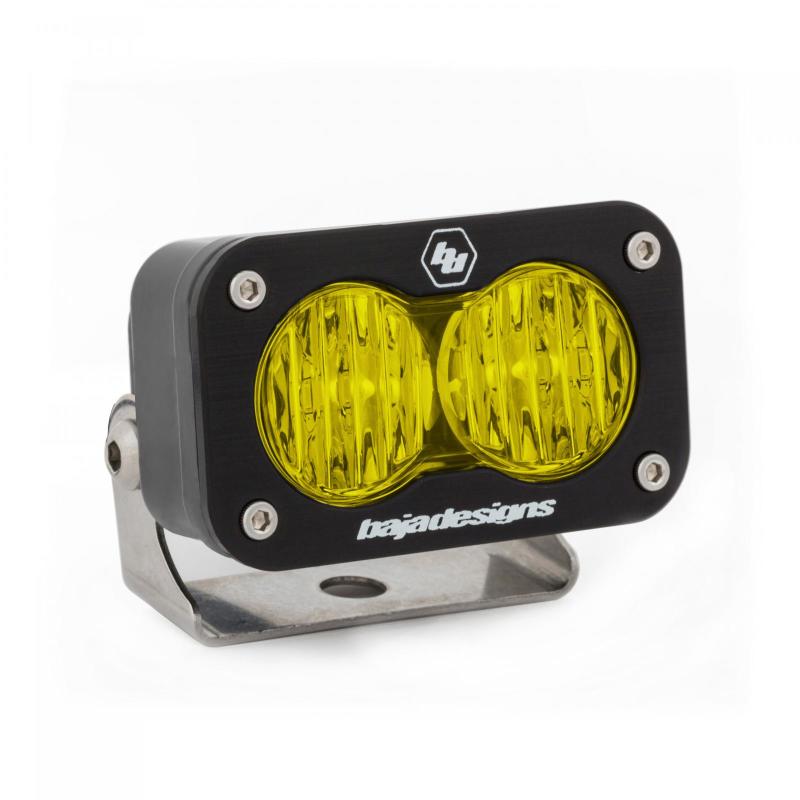 Baja Designs S2 Sport Wide Cornering Pattern LED Work Light - Amber - Striker Modified