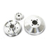 BBK 96-01 Mustang 4.6 GT Cobra Underdrive Pulley Kit - Lightweight CNC Billet Aluminum (3pc) - Striker Modified