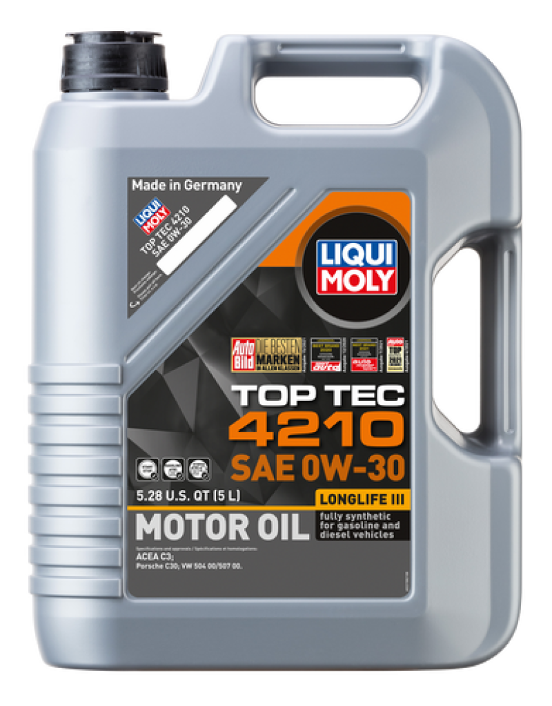 LIQUI MOLY 5L Top Tec 4210 Motor Oil SAE 0W30 - Striker Modified