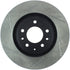StopTech Power Slot 2003+ Mazda RX8 Slotted Right Front Rotor - SPORT SUSPENSION ONLY - Striker Modified