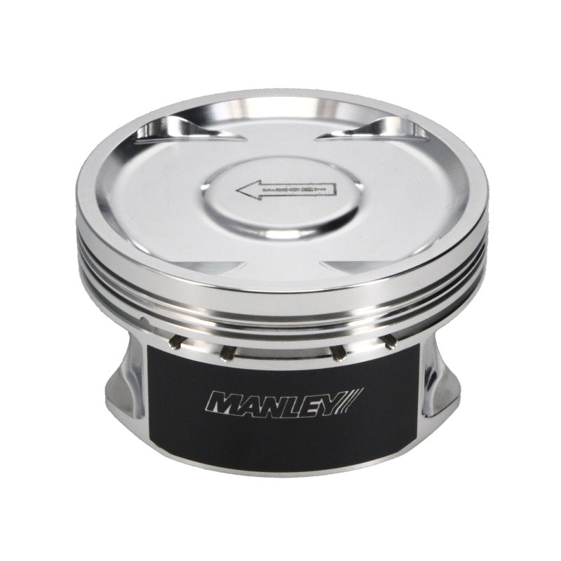 Manley 04+ Subaru WRX STi (EJ257) STD Stroke 99.5mm STD Bore 8.5:1 Dish Piston Set with Rings - Striker Modified