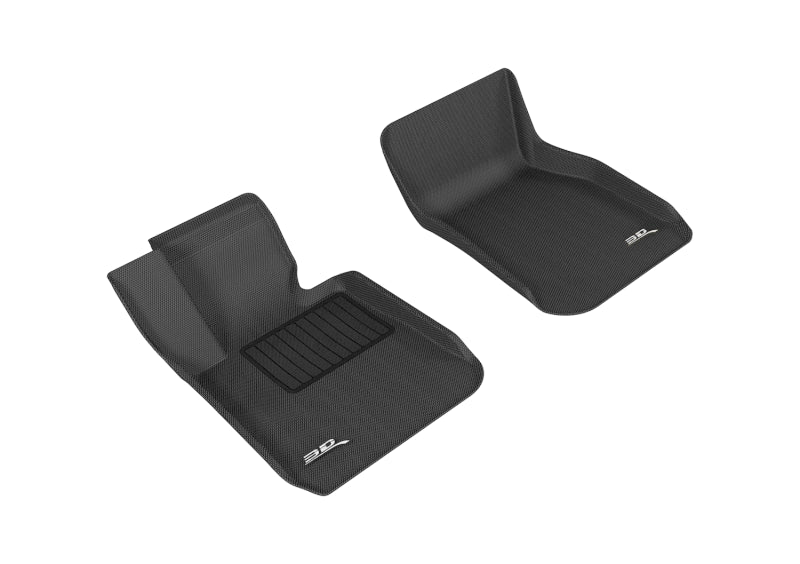 3D MAXpider 2012-2019 BMW 3 Series F30/F34 Kagu 1st Row Floormat - Black - Striker Modified