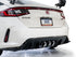 AWE Tuning 2023 Honda Civic Type R FL5 Track Edition Exhaust w/ Triple Chrome Silver Tips - Striker Modified