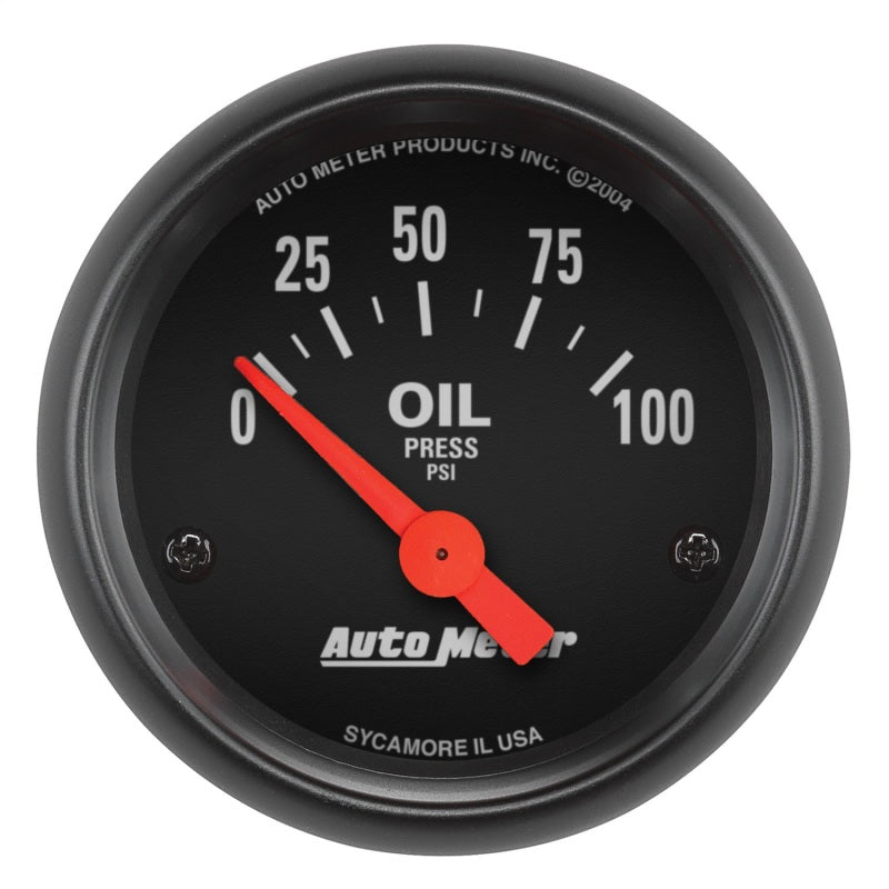 Autometer Z-Series 52mm 0-100PSI Oil Pressure Gauge - Striker Modified