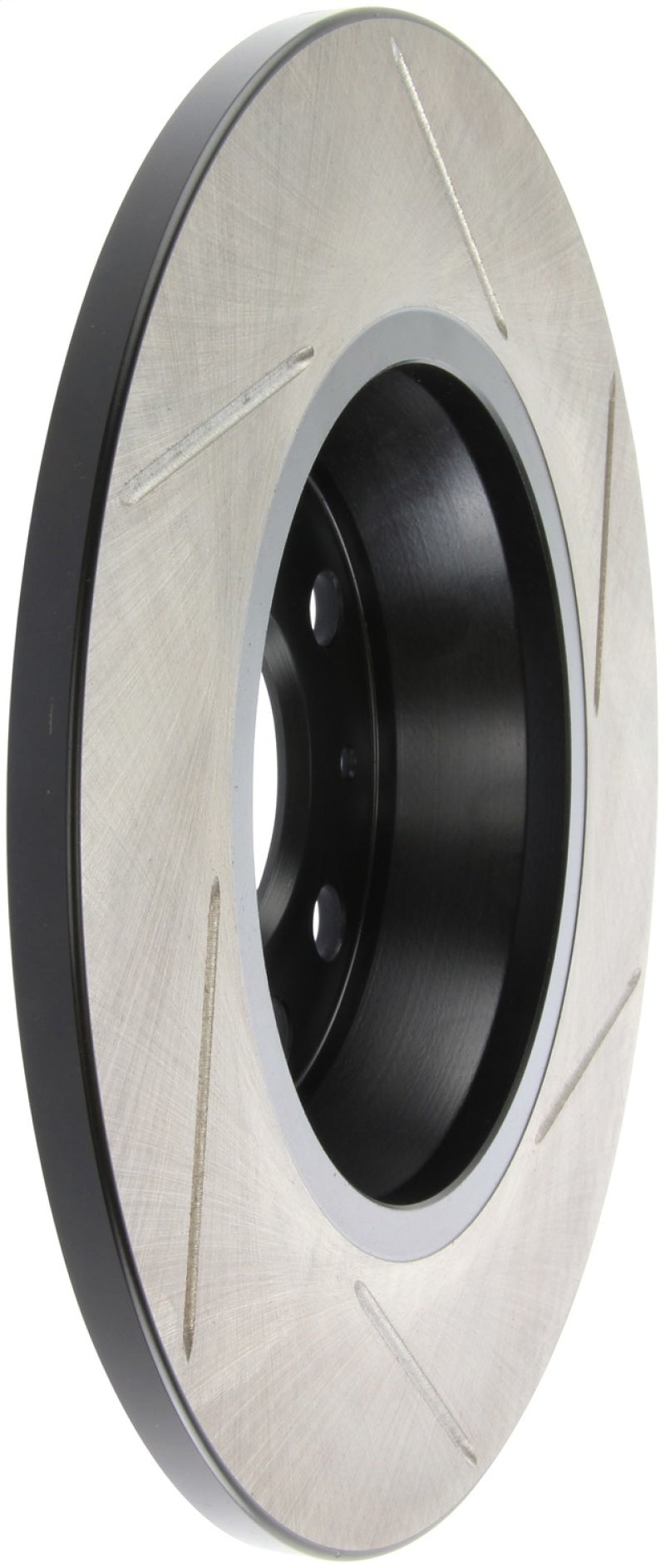 StopTech Power Slot 06-10 Audi A3 / 09 VW CC (Passat CC) / 06-09 GTI Mk V Left Rear Slotted Rotor - Striker Modified