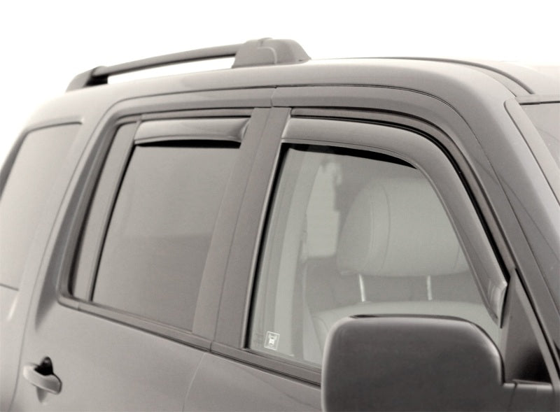 AVS 09-15 Honda Pilot Ventvisor In-Channel Front & Rear Window Deflectors 4pc - Smoke - Striker Modified