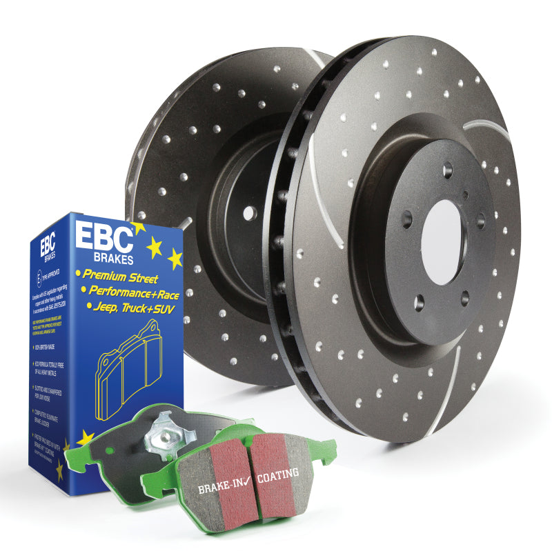 EBC S3 Kits Greenstuff Pads and GD Rotors - Striker Modified
