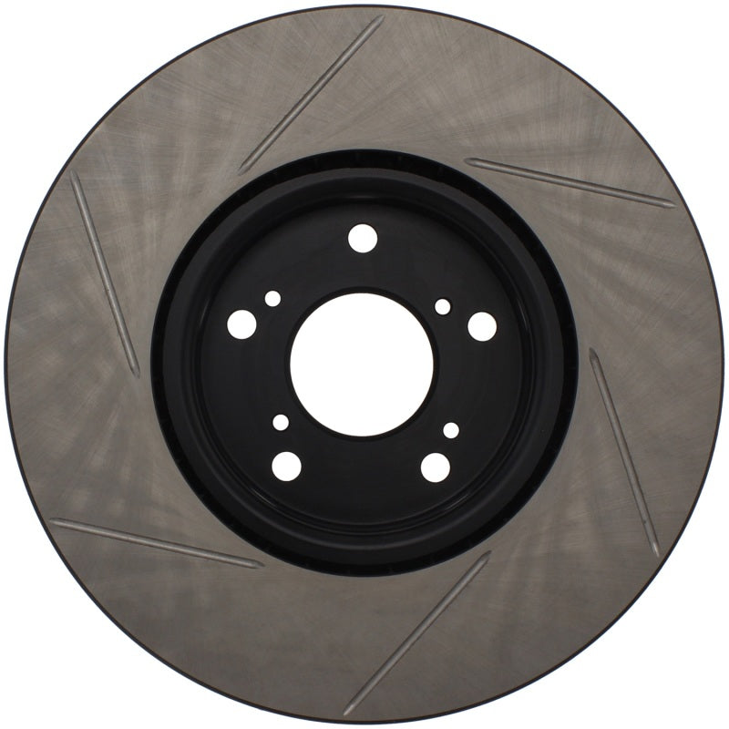 StopTech Power Slot Slotted 04-08 Accura TL (Brembo Caliper) Front Left Rotor - Striker Modified