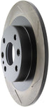 StopTech Power Slot 94-97/99-05 Mazda Miata (01-05 Normal Suspension Only) SportStop Slotted Rear L - Striker Modified