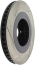 StopTech Power Slot 06 Lexus GS430 / 07-08 Lexus GS350/GS450H / 06-10 IS350 Slotted Left Front Roto - Striker Modified